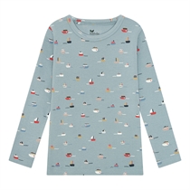 BIRKHOLM Rib Bluse Skibe
